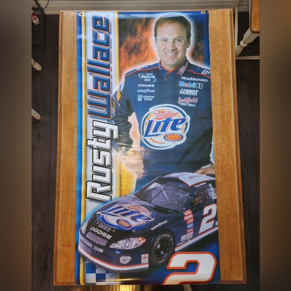 Rusty Wallace Large Nascar Poster